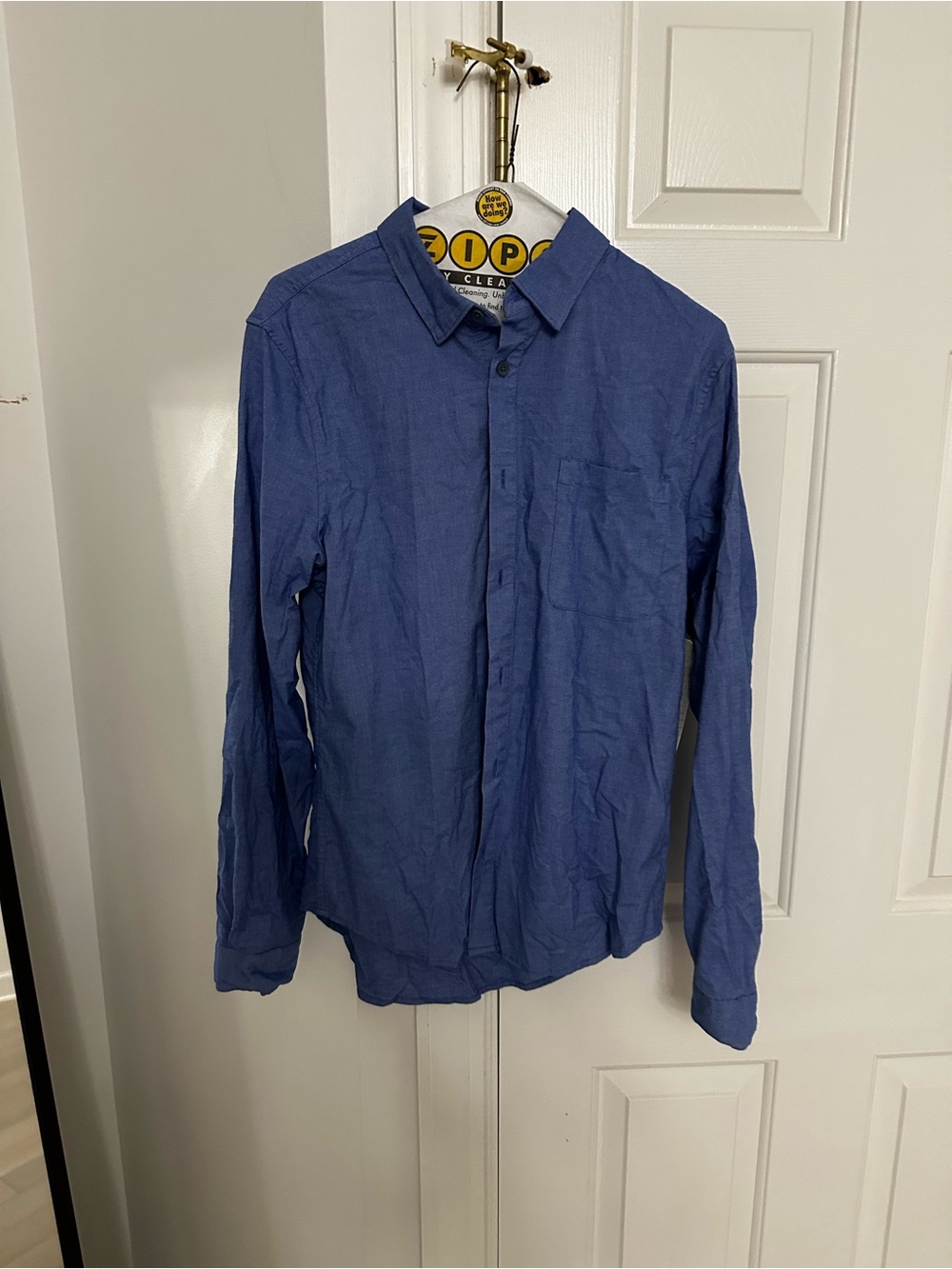 lululemon athletica Men's Indigo Button-Front Dress Shirt